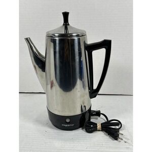 Presto Stainless Steel Electric Coffee Percolator 0281105 Series 35201X2 800W